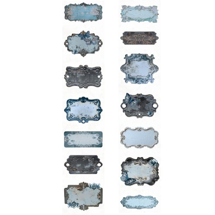 Vintage Rust Designs Tape Sticker Roll For Journal And Student Scrapbooking Project Easy Peeling And Removable