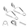 2 Pcs Stainless Steel Meal Tongs Escargot Snail Tableware Kitchen Food Serving Clip Pasta Utensils