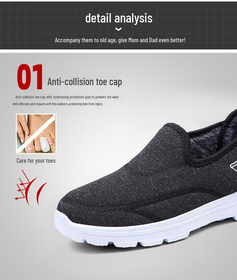 Changfeng Unisex Casual Slip-on Shoes for Middle-aged & Elderly - Spring/Summer Old Beijing Style