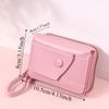 Waterproof Triple Fold Wallet PU Leather Mini Coin Pouch Fashion Simplified Purse  Work