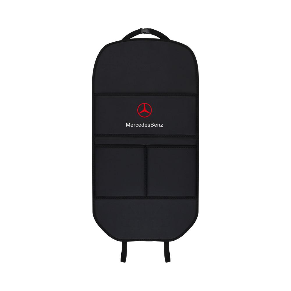 Car Seat Storage Organizer Multifunctional Leather Car Back Multi Pocket Storage Bag For Mercedes Benz AMG W204 W203 W212 W124