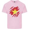 Torn Vietnam Flag Vietnamese Day Football Mens Cotton T-Shirt Tee Top