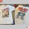 Hot Ratt Tour 1989 T-shirt Zeldzaam Ontwerp 2 Zijdig Wit Unisex Shirt Herdruk