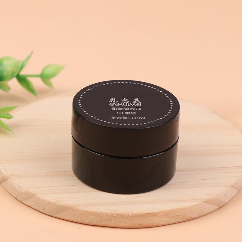 

Водостойкий простой штамп для подводки глаз, долговечный двухсторонний шаблон для ресниц с чернильной пастой, черный штамп для подводки глаз для начинающих