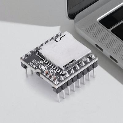 DFPlayer Mini MP3 Player Module TF Card U Disk for Arduino Mini MP3 DF Player Audio Voice Module IO/Serial Port/AD MP3-TF-16P
