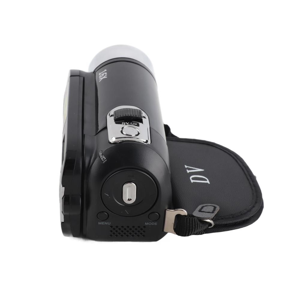 Video Camera with 2.4 Inch Color Screen Fill Light 16MP 1080P 16X Digital Zoom Anti Shake   Video Recording Camcorder for Travel Growth Record