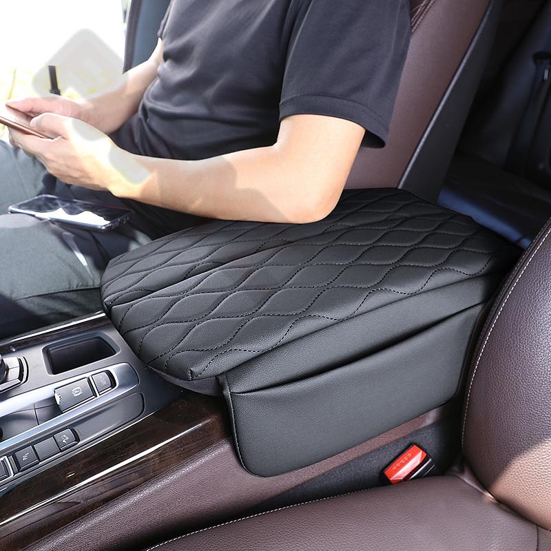 Center Console Cover for BMW X5 F15 2014-2018 X6 F16 2015- Car Armrest Box Pad Soft Leather Elbow Support Arm Rest Cushion