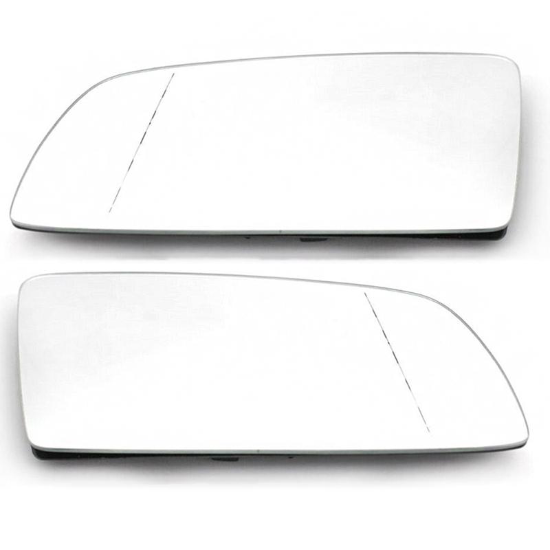2PCS Side Rearview Heated Mirror Glass for BMW 5 Series E60 520d 520i 523li 525li 530li 2004 - 2007 51167065081 51167065082
