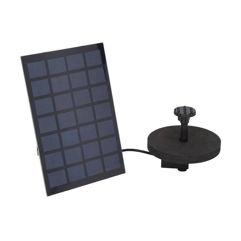 Solar Fountain Pump Direct Drive 6 Nozzles Low Power Consumption Solar Floating Fountain for Garden 7V