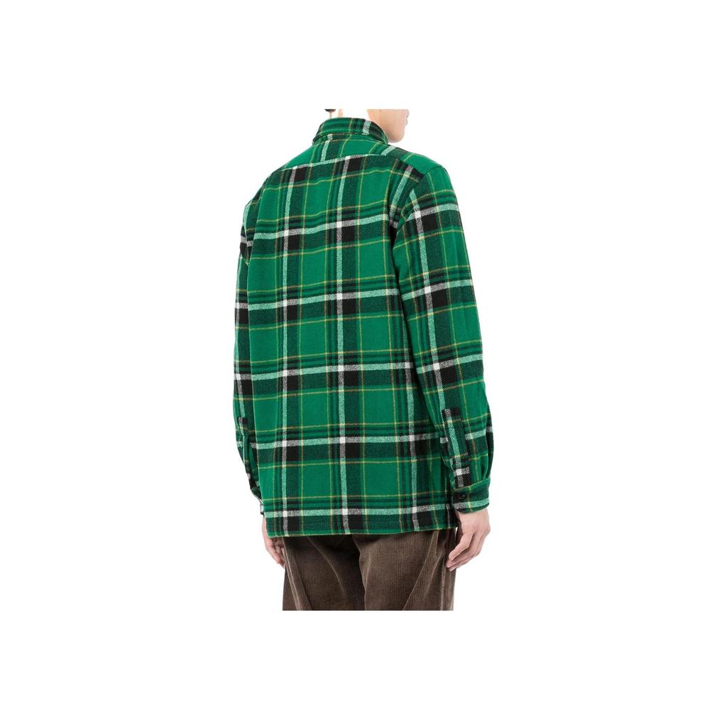 Polo Ralph Lauren Ss22 Straight Collar Plaid Fitted Long Sleeve Shirt Men Shirts Green 710850323-001