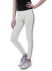 Moomaya High Waist Leggings For Women Side Strips Soft Workout Yoga Pants