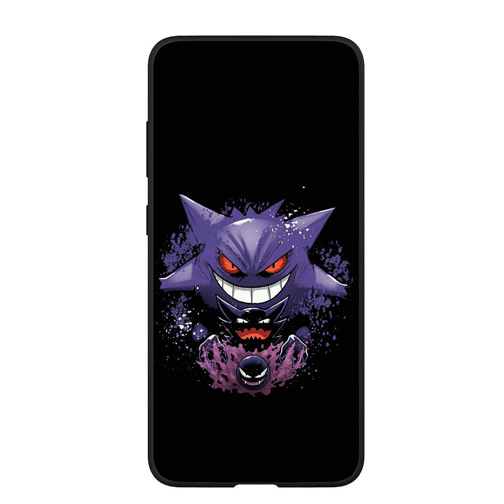 Pouzdro na telefon pro iPhone 17 16 15 Plus Xiaomi Poco F8 F7 X7 X6 M8 C85 C75 C71 Redmi Note 14 12 11 13 Pro Max A4 14C 13C 15C Pikachu Pokemon Gengar Kryt