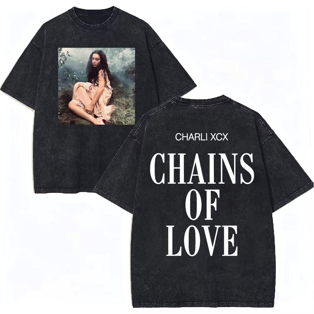 Summer New Singer Charli Xcx T-shirt Music Fashion Film Tour 2026 Graphic T Shirts Men Women Hip Hop Punk T-shirt Streetwear Oversized Tshirt