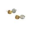 Elegant Freshwater Pearl Baroque Stud Earrings with 925 Silver Needle