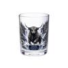 Highland Cattle Glass Whiskey Tumbler Commemorative Edition 2026 Durable Crystal Clear Glassware for Spirits and Cocktails