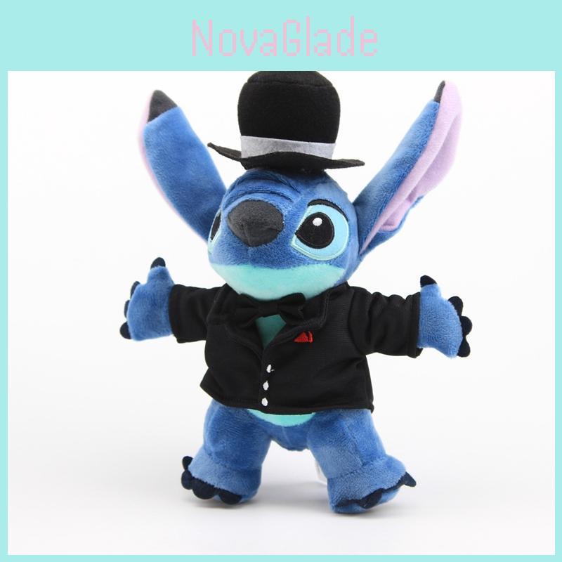 Adorable And Soft New Anime Suit Lilo Stitch Plush Bear Kid Soft Toy Gift 24cm Doll Toys