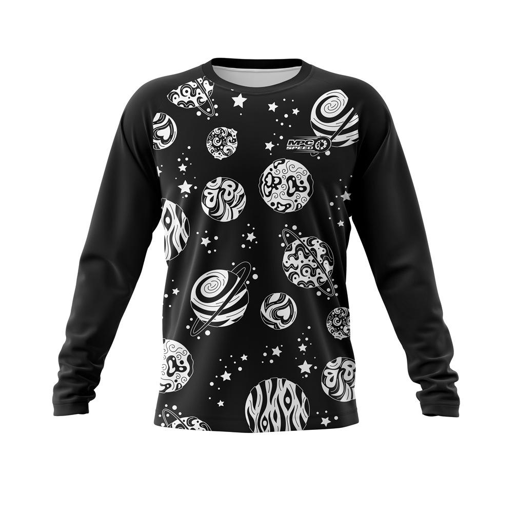Graffiti men's downhill riding suit off-road motorcycle mountain bike suit racing suit summer