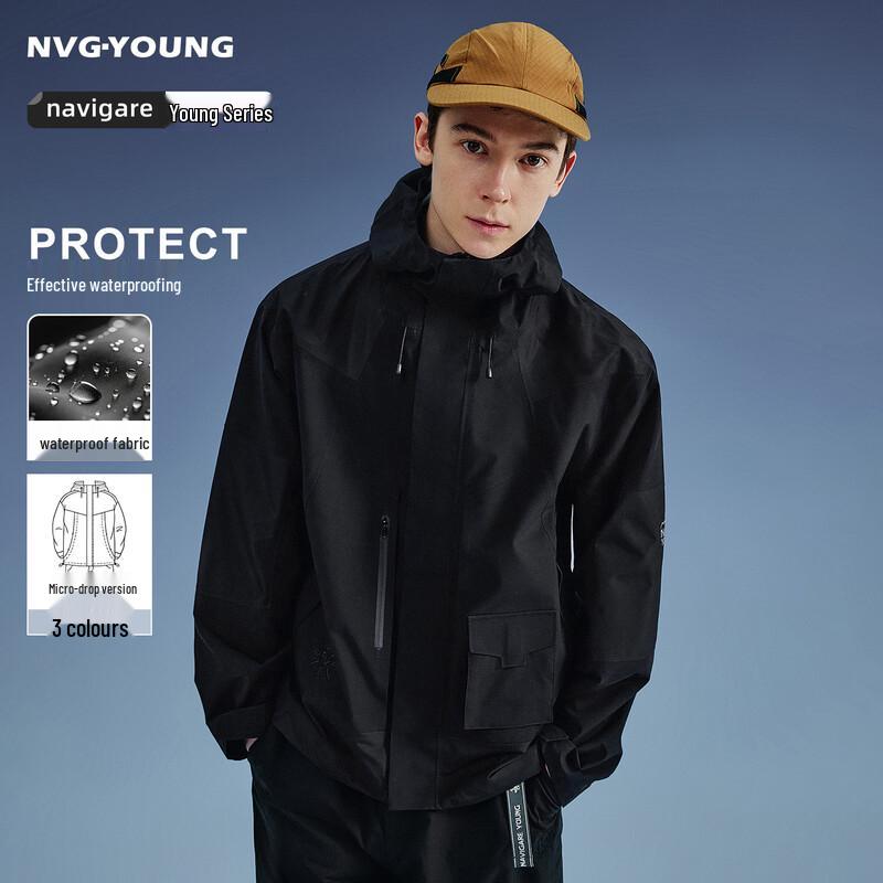 Navigare Men s Waterproof Hooded Outdoor Jacket XL
