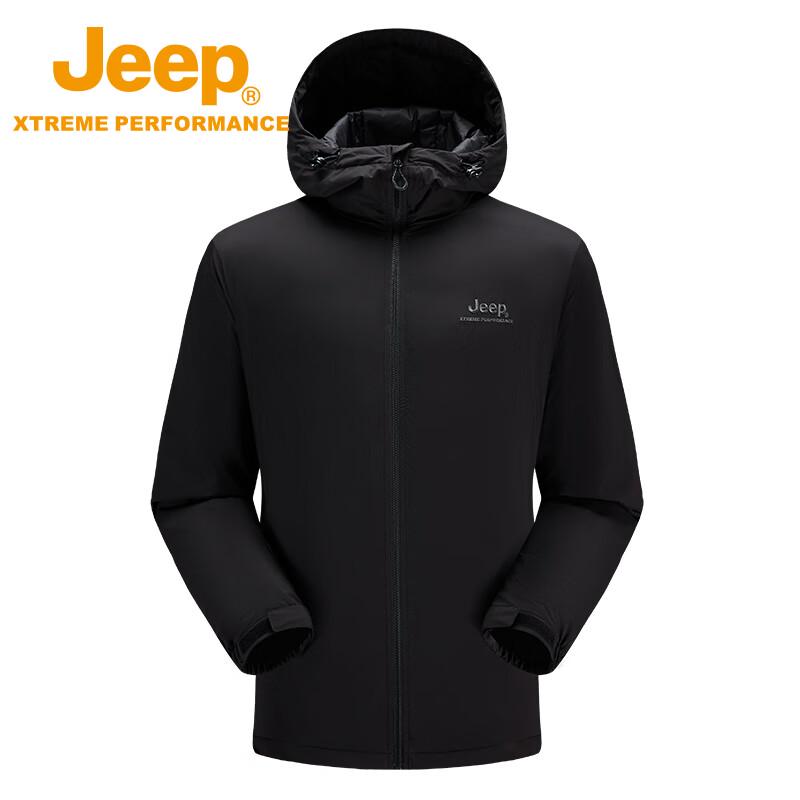 Мужская водонепроницаемая ветровка Jeep L чёрный