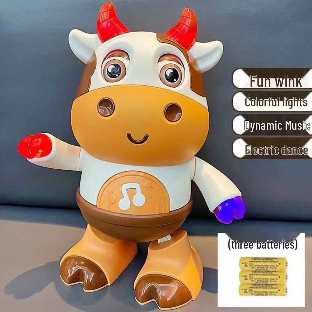 Children's Singing and Dancing Electric Cow Robot - Cute and Educational Toy