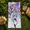 Game Character Yae Miko Towel Towel beach towel, quick drying absorbent bath towel for Swim,Gym,Camping,Outdoor hot
