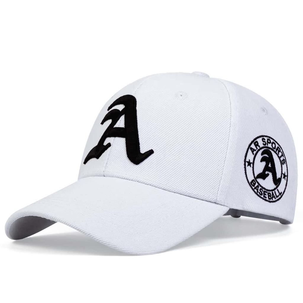 Unisex Gothic Letter A Embroidery Baseball Caps Spring And Autumn Outdoor Adjustable Casual Hats Sunscreen Hat