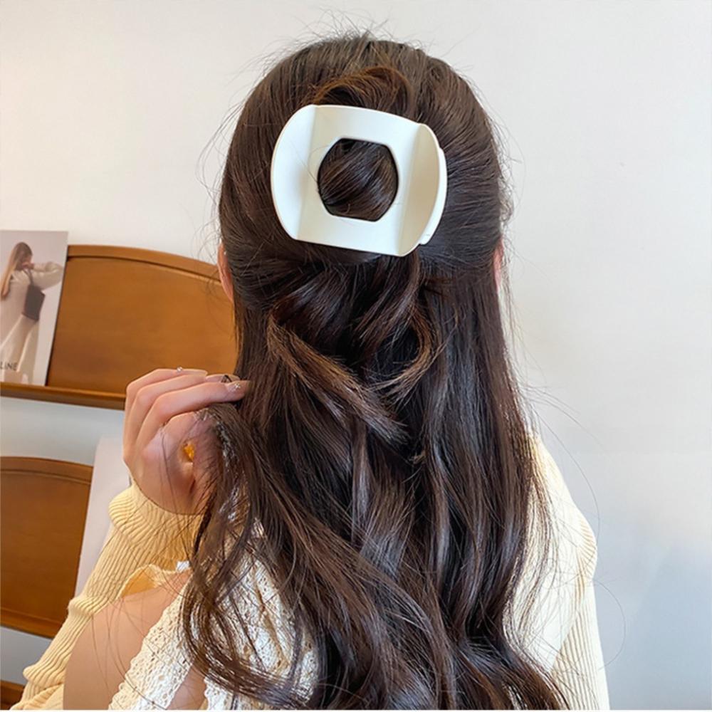 Matte Hair Claw Clip Flat Hair Barrettes New Hairpin For Women