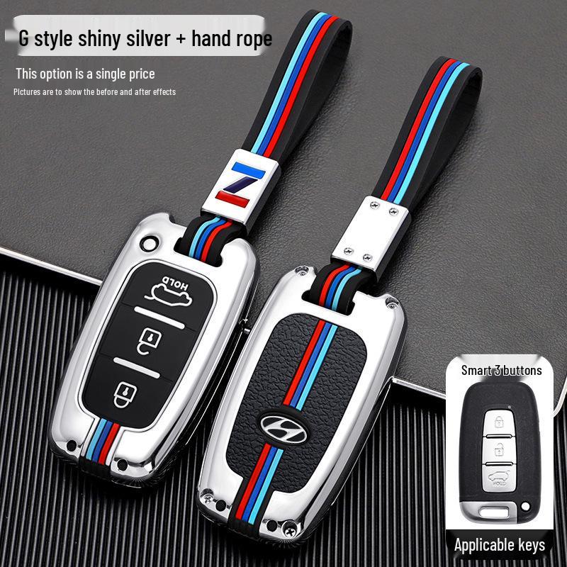 Hyundai Elantra IX35 Key Bag Cover for Sonata, Kia Sportage, K2, Forte Key Fob Shell