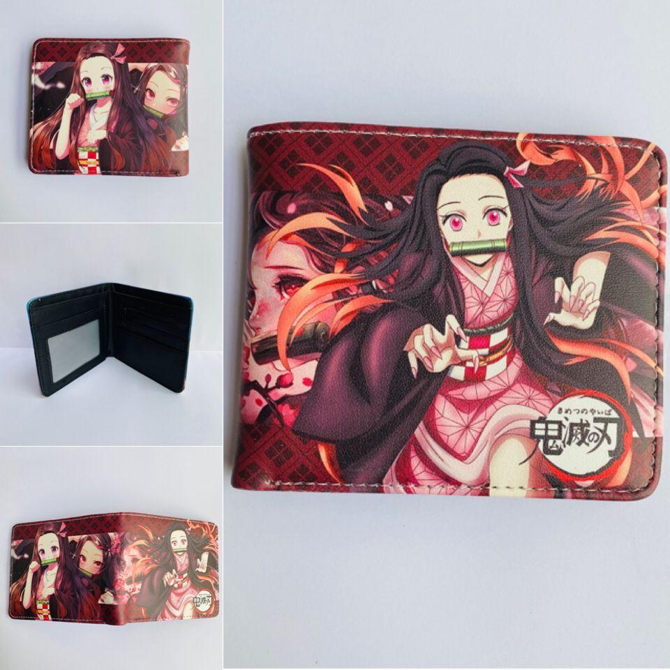 Japan cartoon comics Demon Slayer Short Wallet Cartoon Print Student Coin Purse 0022