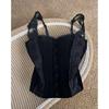French Retro Lace Velvet Camisole Top for Women