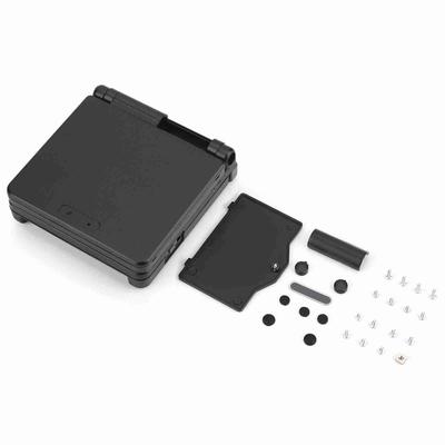 For Advance GBA SP Protective ABS Case Cover Repair Parts Kit Black