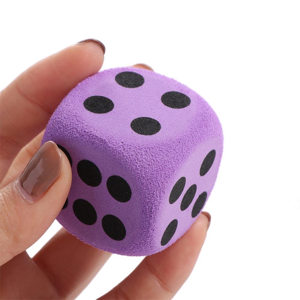 Soft Sponge Solid Dice Sponge 3.8cm Dot Dices Vent Toy Foam Dot Dice Boys
