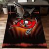 Tampa Bay Buccaneers Logo Rug Game Carpet, Floor Mat for Bedroom Living Room Entryway Rug, Home Decor Idea Gift for Christmas Birthday