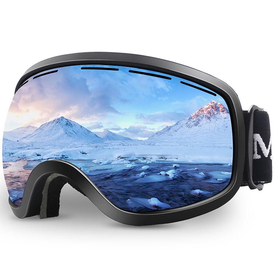 Ski Goggles for Men Winter Snow Sports Snowboard with Anti-fog Lens Ski Mask Glasses for Men Women Skiing Goggles