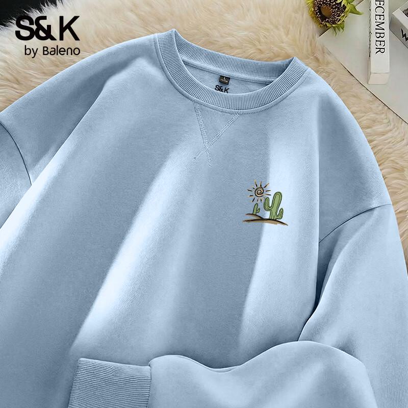 Baleno Men's Loose Fit Graphic Pullover Sweatshirt