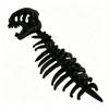 PP Cotton Dinosaur Skeleton Costume Skeleton Design 3D Dinosaur Skeleton Capes Plush Softness Easy To Clean for Halloween Themed
