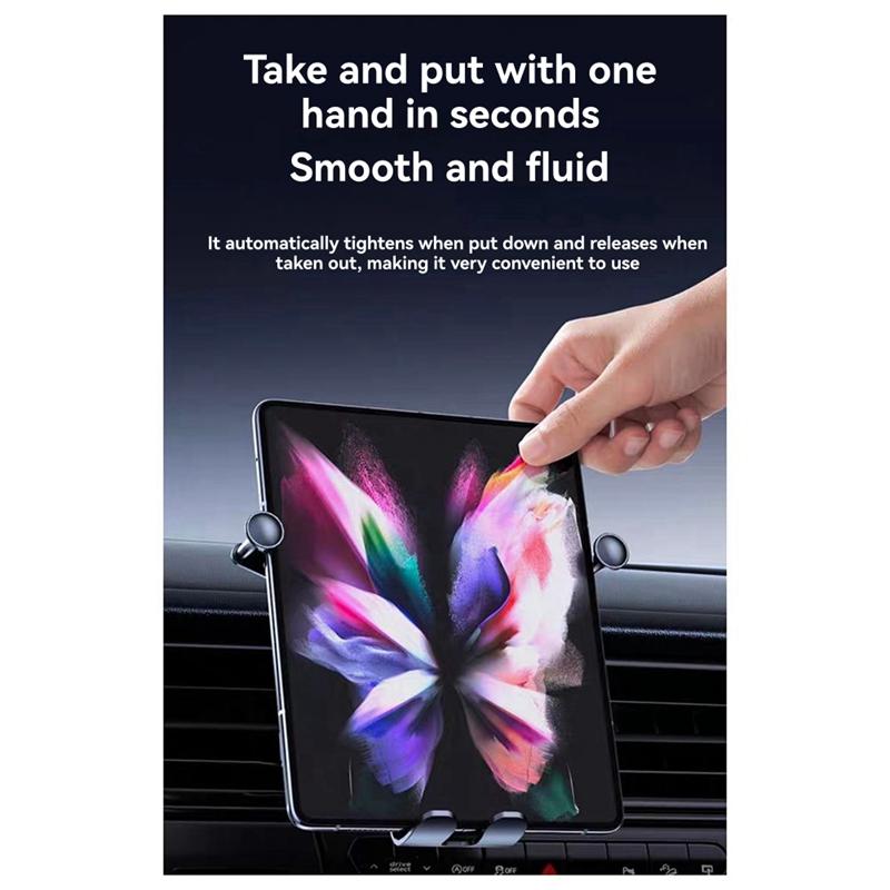 Universal Car Phone Holder for Samsung Galaxy Z Fold/Flip Adjustable Air Vent Mount Stand, for Z Fold 7 6 5 & Flip 7 6 5