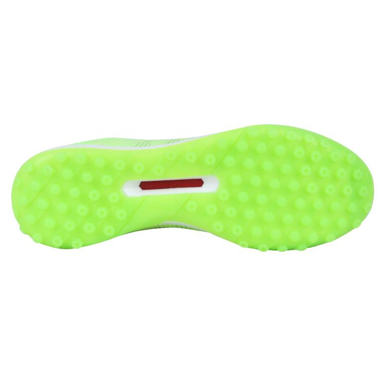 Li Ning Fabric Slip Resistant And Breathable Soccer Shoes Men's Neon Green ASTS001-4