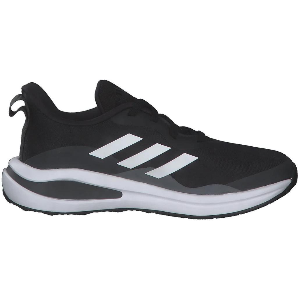 Running Shoes Fortalan Lace Running LIF89 Kids Core Six Cm [Adidas] Black/Footwear White/Gray (GY7597) 17.5