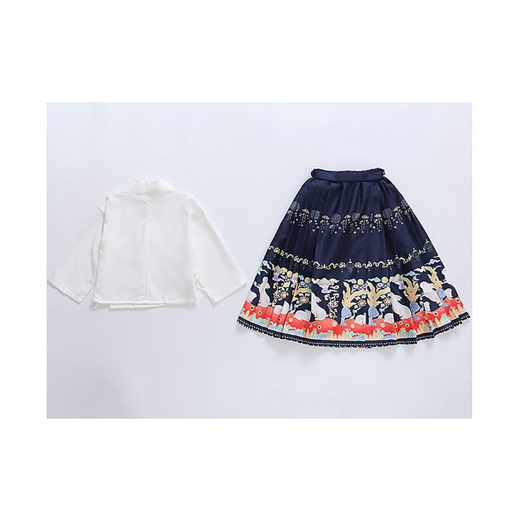 Hanfu-Rock mit Pferdegesicht für Mädchen, antikes Kostüm, Super Immortal Tang-Kostüm, Prinzessinnen-Mädchenkleid