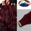 European Seamless Colored PU Weft Tape-In Hair Extensions