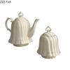 Camellia Flower Relief Ceramic Tissue Box Flower Decorative Paper Towel Case Coffee Table Desktop Tissue Boxes Modern Home Decor