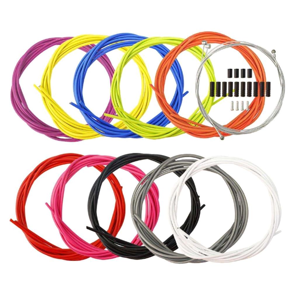 Bicycle Brake Cable Set Bicycle Derailleur Cable Housing Road Bike Shift for Enhanced Cycling Safety and Style