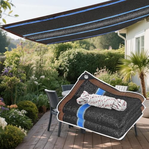

Lixinixil Shade Netting, 2m x 4m, Sunshade, UV Protection, Sun Protection, Outdoor, Gardening, Agricultural Use, Window, Shade, Carport, Roof, Yard, R