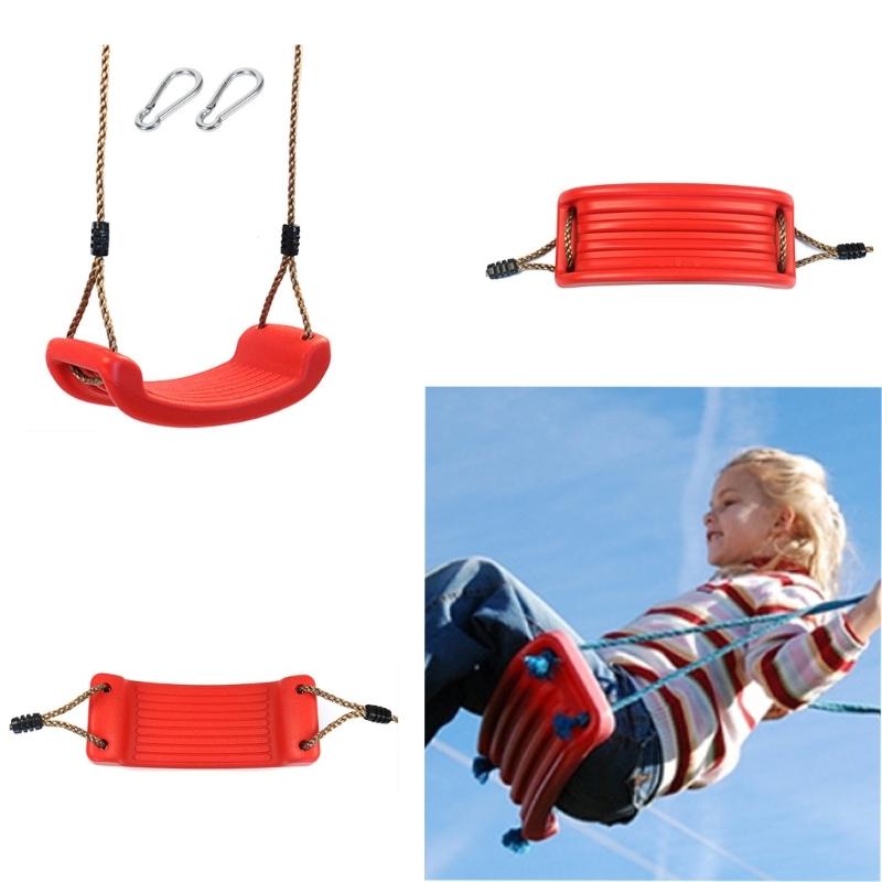 Kids Swing Seats Adjustable Swing Rope Indoor Outdoor Hanging Swing Set Garden Yard Rope Swing Board Playground Equipment