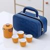 Creative Guochao Souvenir Ceramic Portable Travel Tea Set Business Company High-end Gifts