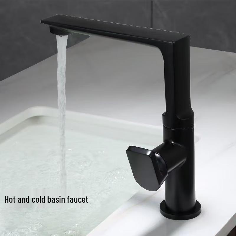 Gunmetal Grey Bathroom Basin Faucet Bathroom Kitchen Tap Accessories