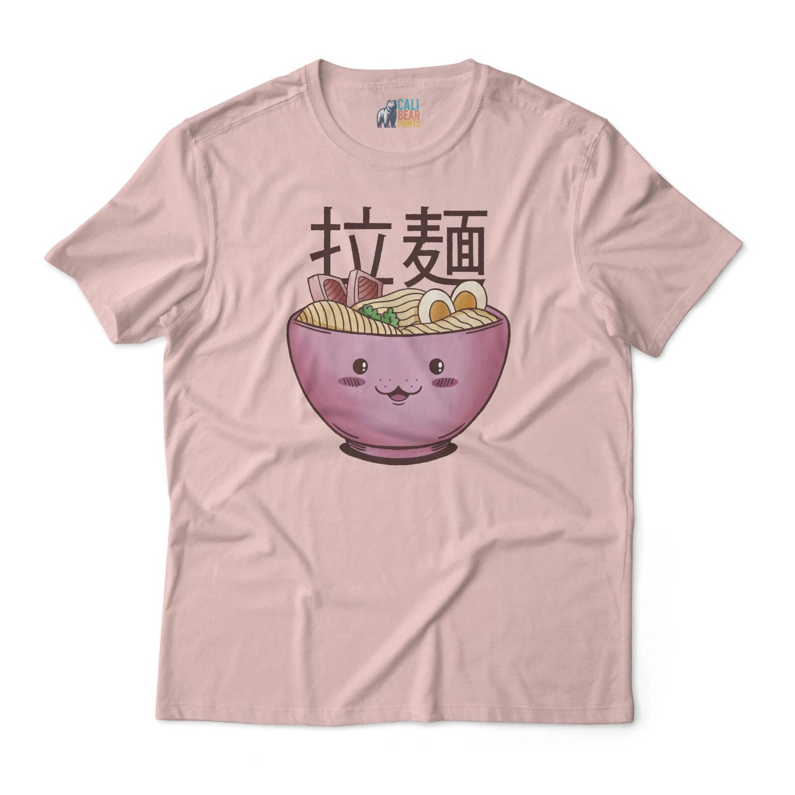 Kawaii Ramen T shirt – Cute Japanese Noodle Bowl Tee – Unisex Shirt XL