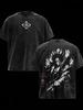 Zaraki Kenpachi BLEACH Manga T-shirt Vintage Lavata Oversize T-shirt Uomo Donna Abbigliamento Estivo Casual Ampia Cotone Magliette Vestiti