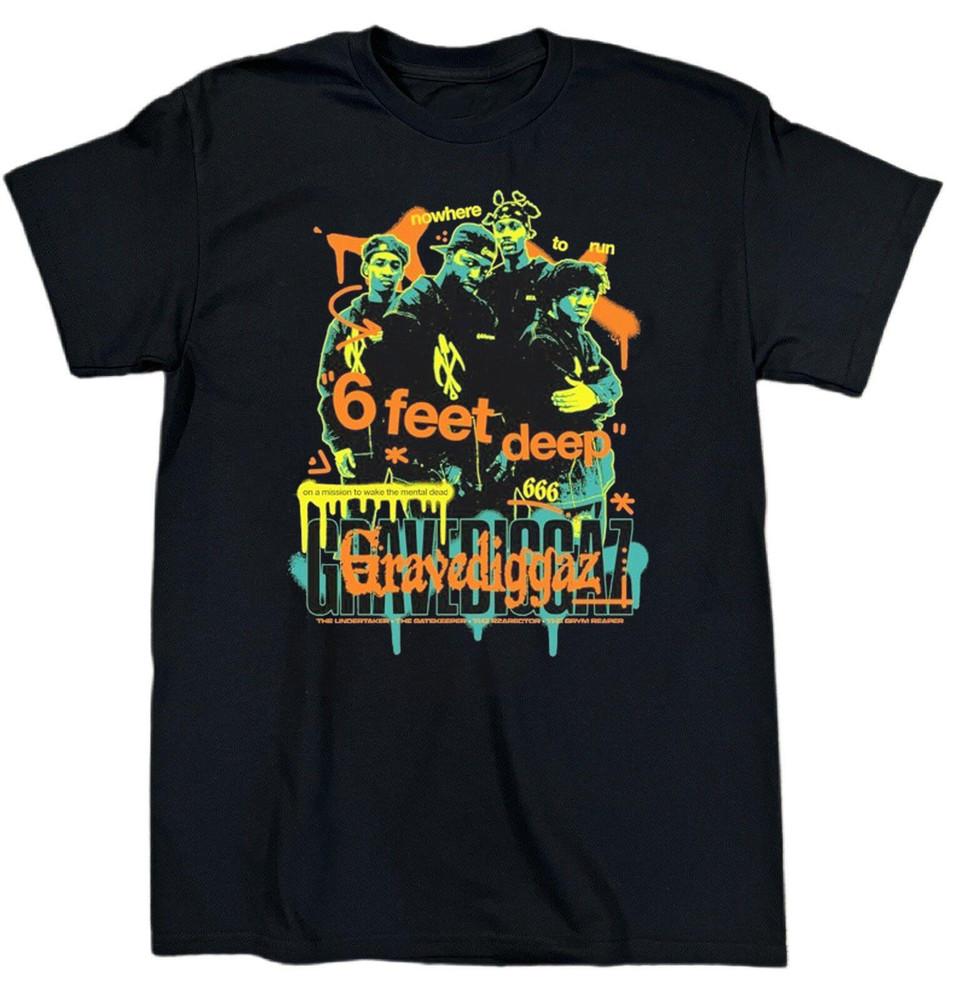 New GRAVEDIGGAZ Band Give Up Heavy Cotton Black S-5XL T Shirt TT256 Unisex T-Shirt S
